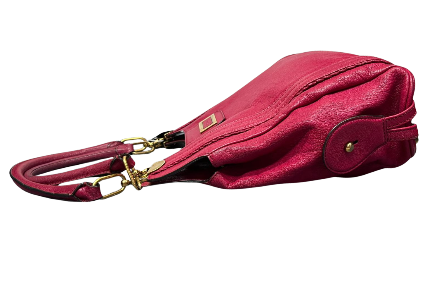 Chloe Irene Leather Tote Shoulder Bag Red