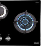 EuropAce EBH 6391S Otimmo Built-In 3 Burners Gas Hob for LPG