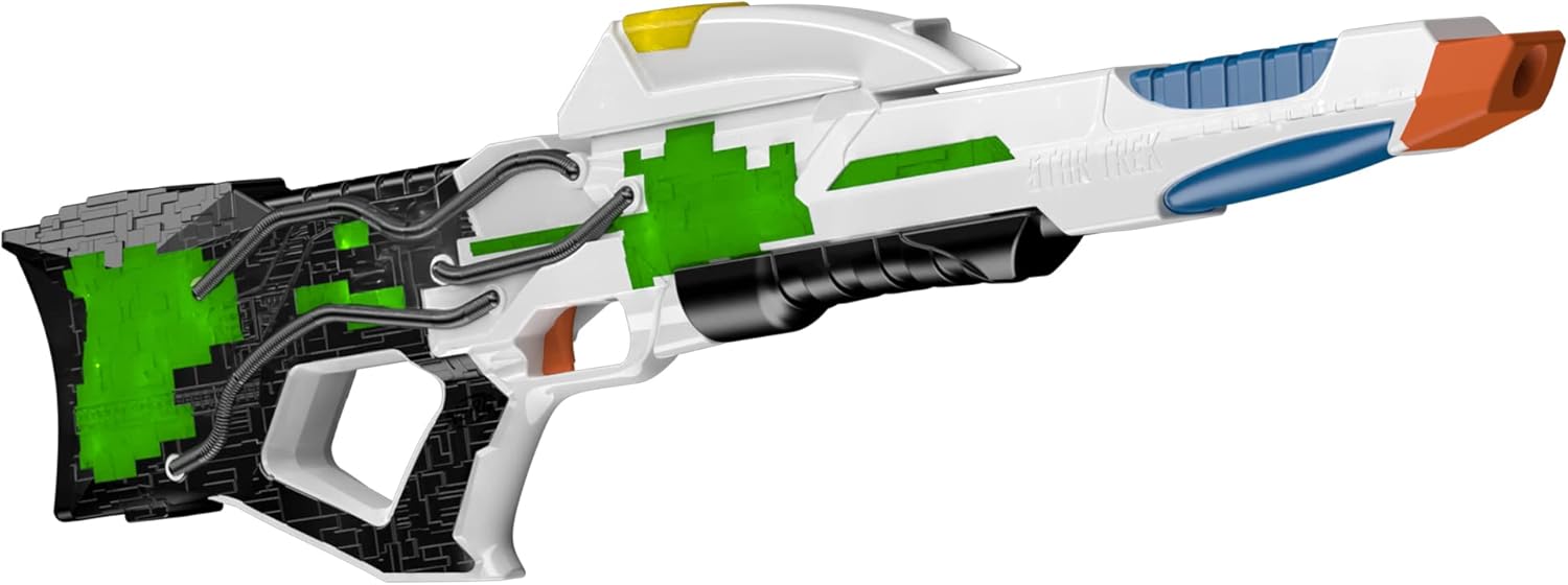 Nerf LMTD Star Trek Starfleet Type 3 Phaser Motorized Blaster with Lights & Sounds, Starfleet Type 2 Phaser, 7 Nerf Elite Darts,JE Secondary image
