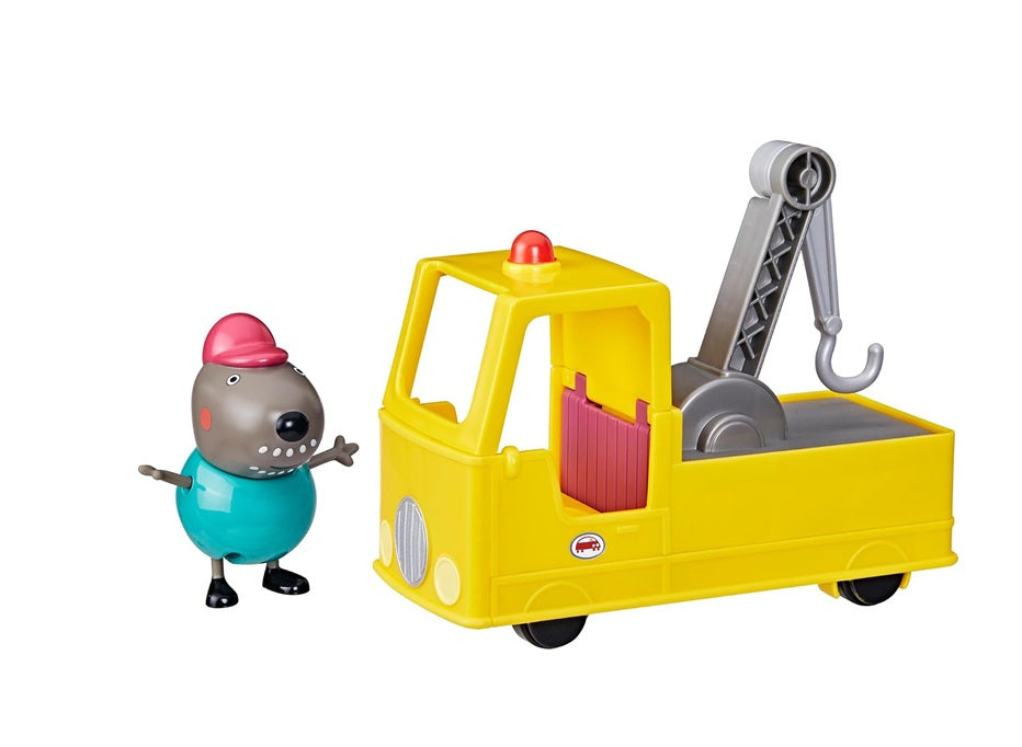 Peppa Pig Granddad Dog's Tow Truck Construction Vehicle and Figure Set, Preschool Toys for Boys and Girls 3 Years and Up Main image