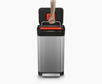 Joseph Joseph 30030 Titan Trash Compactor, 33.8 x 39 x 68.5cm, Stainless-Steel