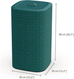 Joseph Joseph Tota Pop 60liter Laundry Hamper Separation Basket With Lid GreenCoral
