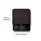 OXO 11212400 Good Grips 6 Lb Precision Coffee Scale with Timer Black