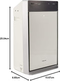 Panasonic F-VXK70AWS Humidifying Air Purifier HEPA, 560sqft, 3.5L tank, with Nanoe and ECONAVI Technology, White