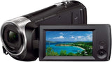 Sony HDR-CX405 Handycam with Exmor R CMOS Sensor, BIONZ X, 2.29 MP, 30x Optical Zoom, Black