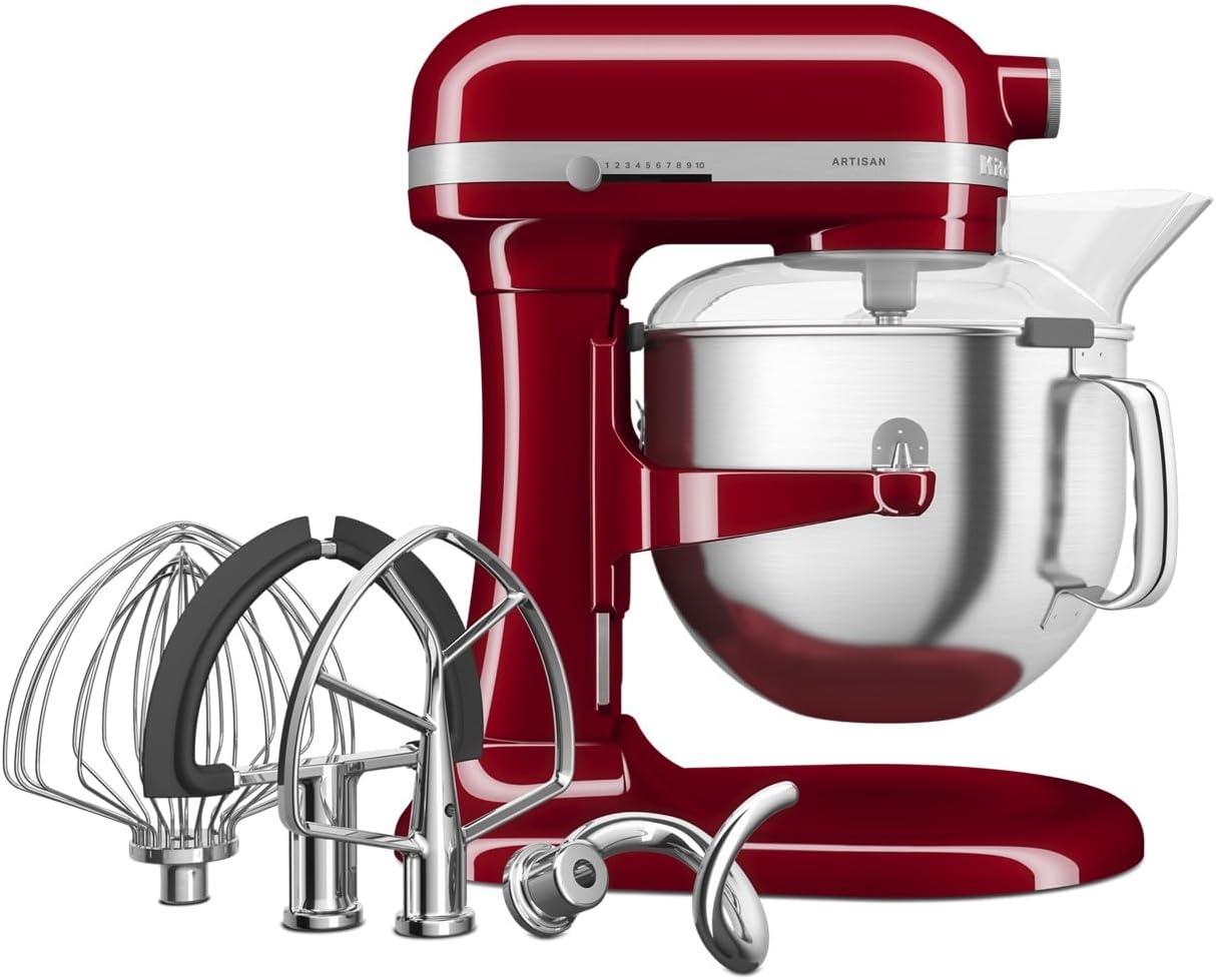 KitchenAid 5KSM70 Premium BowlLift Stand Mixer XXL 6.6L Empire Red