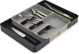 Joseph Joseph 85166 Cutlery Case, Tray, Storage, Drawer Organizer, Authentic Product, Gray