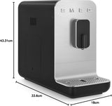 Smeg BCC01BLMUK Automatic Coffee Machine Black