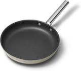 Smeg CKFF3001CRM Non-Stick Frying Pan, 30cm, Cream