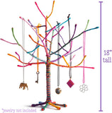 Craft-tastic – Yarn Tree Kit – Craft Kit Makes One 18" Tall Jewelry Organizer