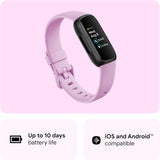 Fitbit Inspire 3 Black/Lilac Bliss (FB424BKLV-FRCJK)