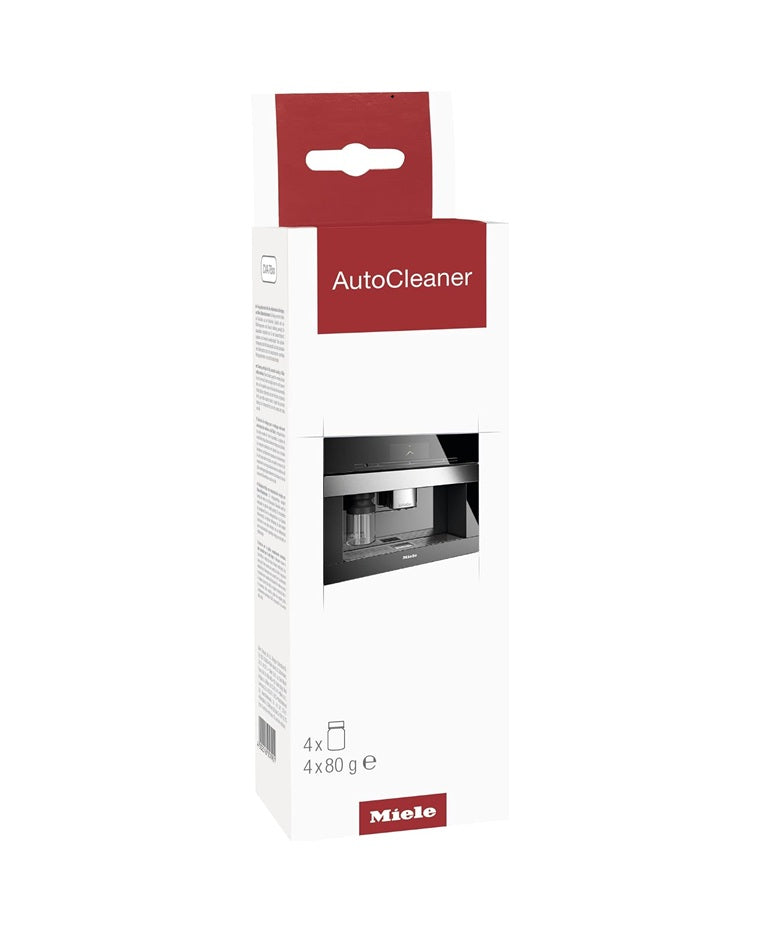 Miele 10971120 AutoCleaner for Miele Coffee Machines, All-Round Automatic Cleaner for Brewing Unit and Pipes, 4 x 80 g