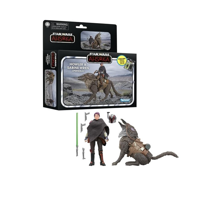 Star Wars The Vintage Collection Howler & Sabine Wren (Peridea), Star Wars: Ahsoka 3.75 Inch Collectible Action Figure 2-Pack