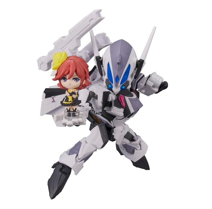 TAMASHII NATIONS - Macross Delta - VF-31F Siegfried (Messer Ihlefeld use) with Kaname Buccaneer, Bandai Spirits Tiny Session