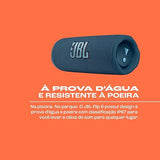 JBL Flip 6 Portable Bluetooth Speaker with 2-Way Speaker System and Powerful JBL Original Pro Sound, up to 12 Hours of Playtime - Blue