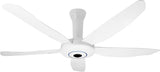 KDK Z60WS Ultra-Luxe Ceiling Fan with Remote, White
