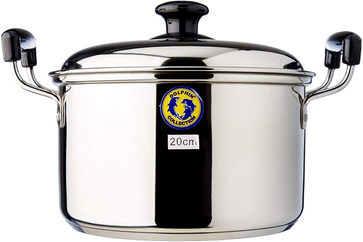 Dolphin Collection Stainless Steel Saucepot 20cm Sandwich Base Main image