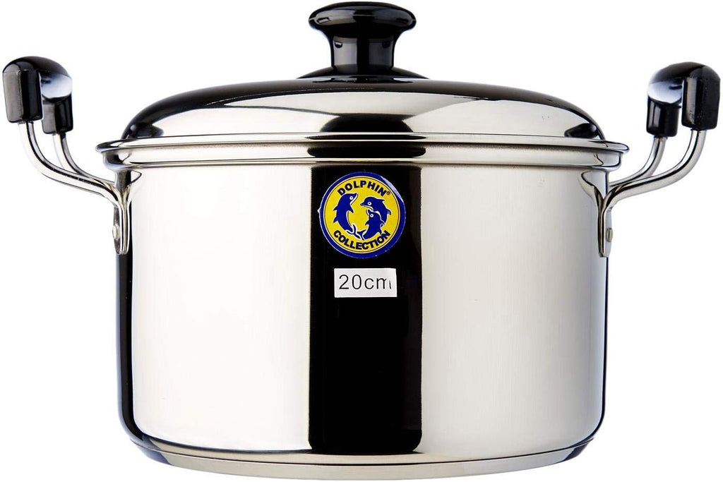Dolphin Collection Stainless Steel Saucepot 20cm Sandwich Base