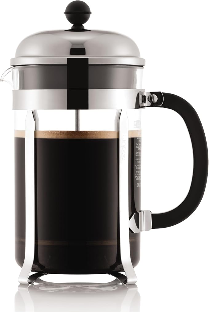 Bodum 1932-16 Chambord French Press 12 Cup Coffee Maker, 1.5L