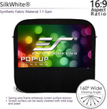 Elite Screens Pop-up Cinema 84-inch 16:9 Portable Outdoor Fast Folding Projector Screen Self Standing Ultra-Light Weight Movie Quick Collapsible Carrying Bag