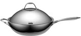 Cooks Standard Nc-00233 13 Inch Stainless Steel Wok With Lid