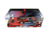 Jada Toys, 1:24 Diecast 1969 Chevy Corvette Stingray with Harley Quinn Figure