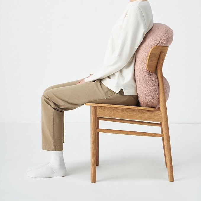 Muji Warm Soft Cushion, Smokey Pink