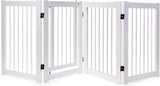 Primetime Petz 360 Configurable Freestanding Dog Gate With Door For Home Size 30 White