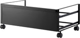 YAMAZAKI Home Frame Rolling Shoe Rack Black