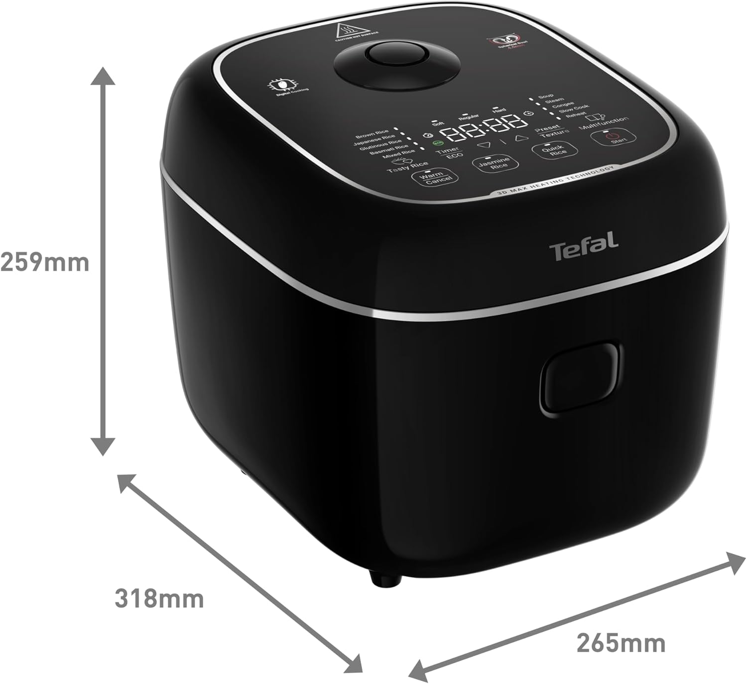Tefal Delirice Max RK7778 Rice Cooker 1.8L