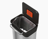 Joseph Joseph 30030 Titan Trash Compactor, 33.8 x 39 x 68.5cm, Stainless-Steel
