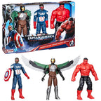 Marvel Avengers Captain America Brave New World Titan Hero Series Action Figure Set