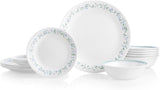 Corelle Livingware 18-Piece Dinnerware Set, Country Cottage, Service for 6 (1122070)
