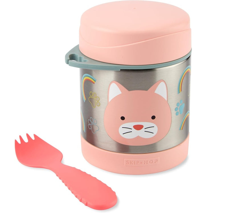 Skip Hop Zoo Insulated Food Jar - Cat Main image