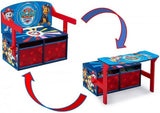 Delta Children Kids Convertible Activity Bench, basic, TB87210PW
