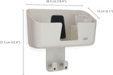 Joseph Joseph 50043 IronHub WallMounted Ecru Iron Storage Caddy