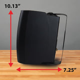 Dual Electronics LU53PB 5 ¼ inch 3-Way High Performance Indoor, Outdoor & Bookshelf Studio Monitor Speakers with Swivel Brackets & 125 Watts Peak Power