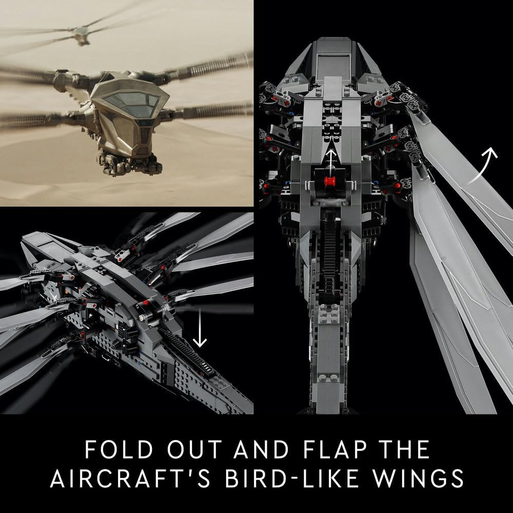 LEGO Icons Dune Atreides Royal Ornithopter 10327 Collectible Building Set