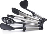 Joseph Joseph Elevate Fusion 5-piece Silicone Utensil Set with Storage Stand, Stainless Steel