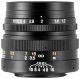 Mitakon ZhongYi 42.5mm f/1.2 (M43) MTKFW425MF12 Speedmaster Lens for Mirrorless Camera, Black, 42.5mm