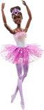 Barbie Doll Magical Ballerina Doll Blonde Hair Light-Up Feature Tiara and Purple Tutu Ballet Dancing Poseable Kids Toys