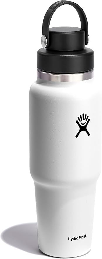 Hydro Flask 32 Oz Wide Flex Chug Cap Travel Bottle White