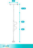 Stander Security Pole And Curve Grab Bar