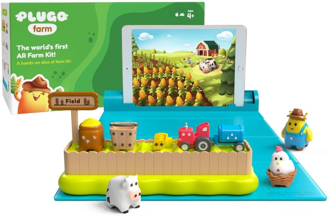 Shifu Play Plugo Farm - Nurture Animals and Manage Business | Educational Barn Toy for Boys & Girls 4-10 Years