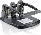 Swingline 3 Hole Punch, Hole Puncher, Extra High Capacity, 300 Sheet Punch Capacity, Fixed Centers, Black