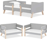 Dream On Me JPMA & Greenguard Gold Certified Osko Convertible Toddler Bed Made with Sustainable New Zealand Pinewood