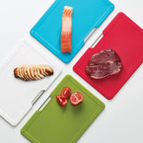 Joseph Joseph Folio Chopping Board Set, Silver, Large, 4 Pieces, 60185