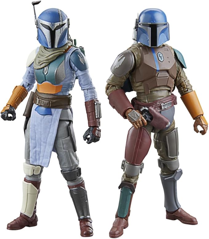 Star Wars The Black Series Mandalorian Shriek-Hawk Trainers, Star Wars: The Mandalorian Collectible 6 Inch Action Figure 2-Pack