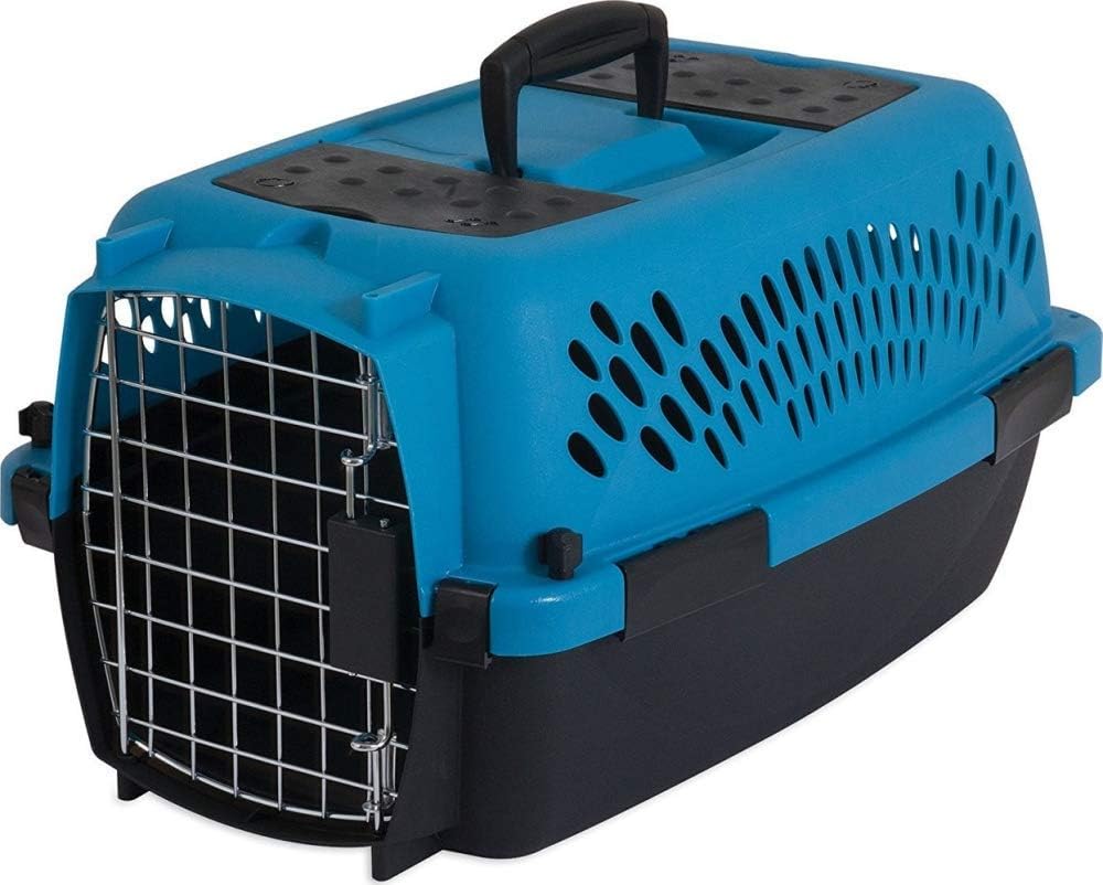Petmate Pet Porter Fashion Dog Kennel 19in Scuba Blue For Pets Up To 10lbs Main image