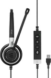 Sennheiser SC660 USB ML 504553 Double-Sided Business Headset, Black